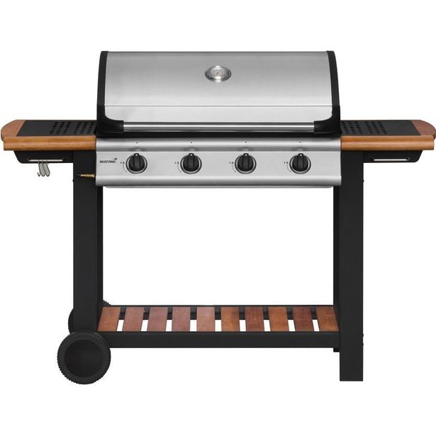 Kaasugrilli Mustang Greenville 4 poltinta rst