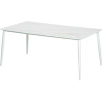 Ruokapöytä 4Living Basel 166cm valkoinen