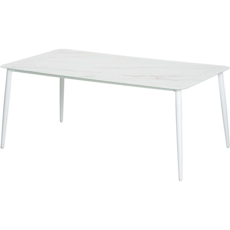Ruokapöytä 4Living Basel 166cm valkoinen