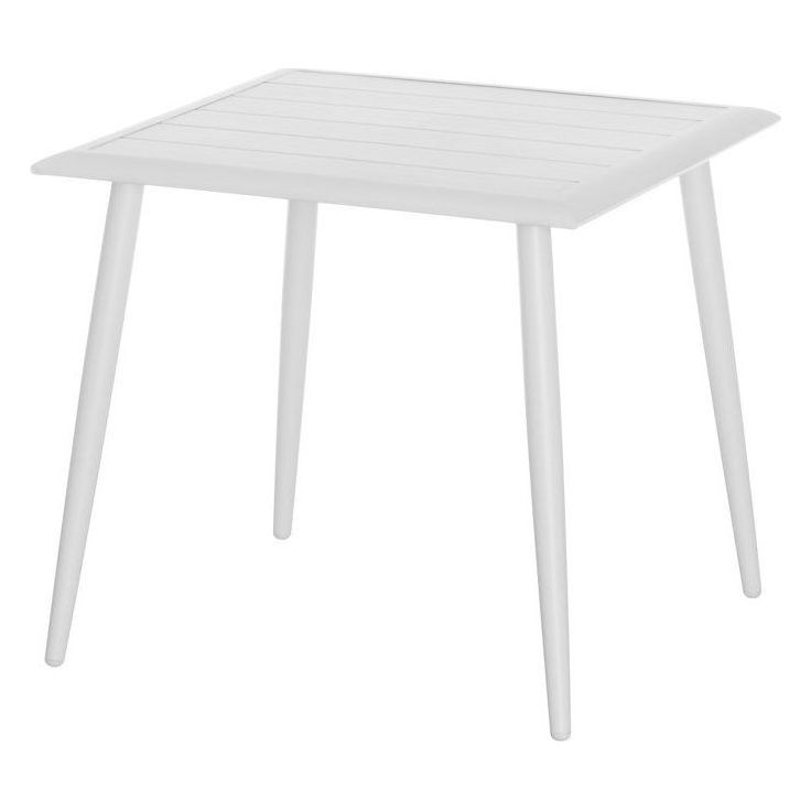 Ruokapöytä 4Living Cozi 80x80cm valkoinen