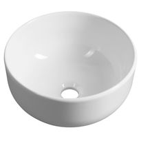 Malja-allas Interia Emmi Ø330 mm, valkoinen, Verkkokaupan poistotuote