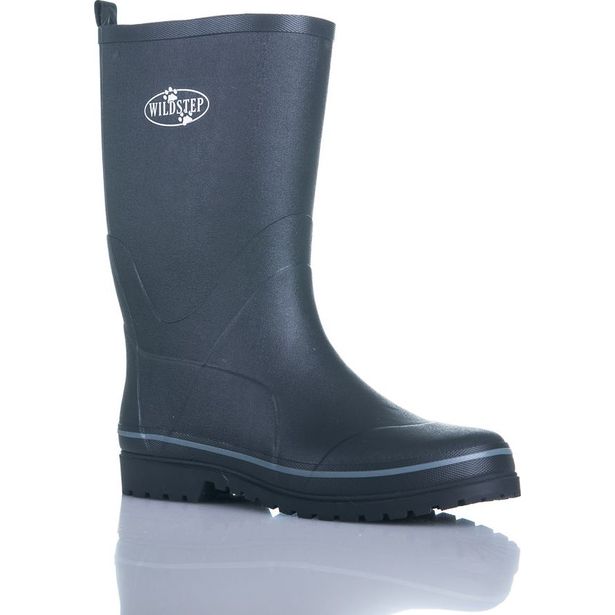 Kumisaapas pitkällä varrella Wildstep Moto musta 38