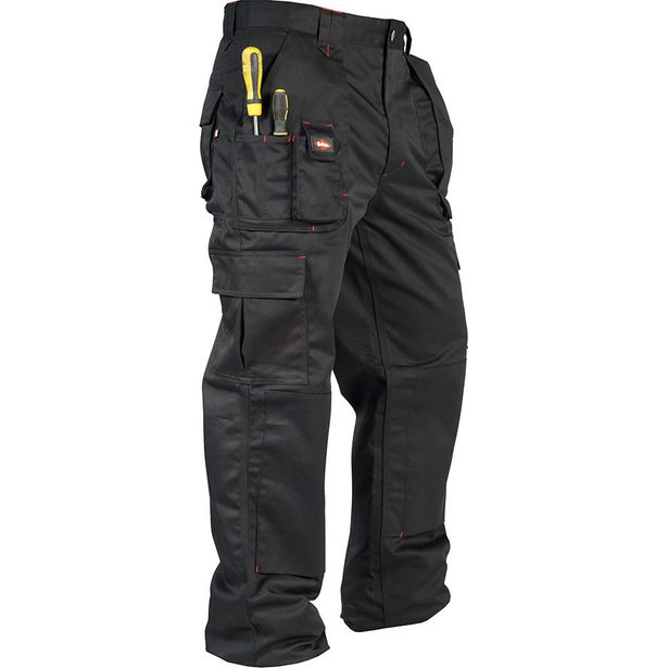Miesten työhousut Lee Cooper Workwear Multi Pocket LCPNT206 musta 30