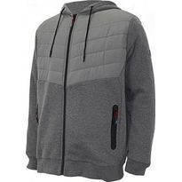 Miesten huppari vetoketjulla Lee Cooper Workwear LCJKT126, S, harmaa