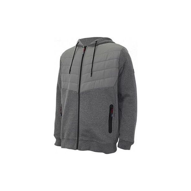 Miesten huppari vetoketjulla Lee Cooper Workwear LCJKT126 harmaa S