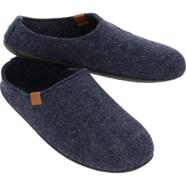 Villapistokkaat kumipohjalla Wildstep Wool navy 46