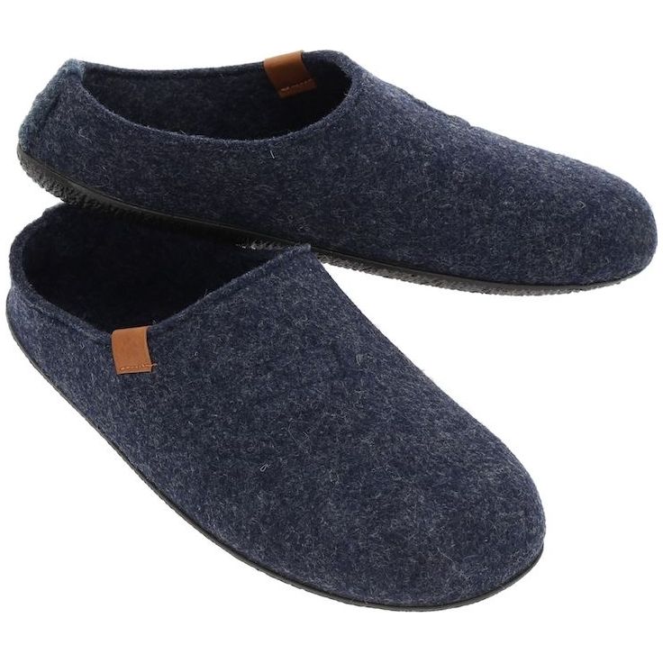 Villapistokkaat kumipohjalla Wildstep Wool navy 46