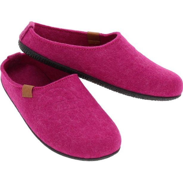 Villapistokkaat kumipohjalla Wildstep Wool pinkki 42