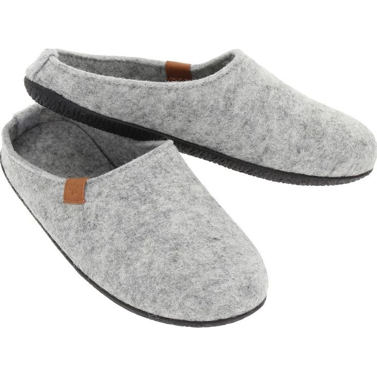 Villapistokkaat kumipohjalla Wildstep Wool vaaleanharmaa 42