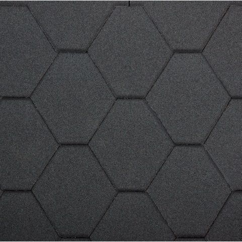 Leikkimökin kattomateriaalipaketti Fixu, musta