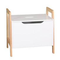 Lasten lelulaatikko Judy Wild Kid&#039;s Spirit, 46x49x38cm, valkoinen/beige