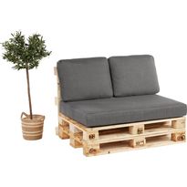 Lavapehmustesetti Chic Garden Antony, harmaa