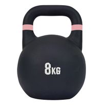 Kahvakuula Tunturi Competition, 8kg, teräs, musta/pinkki