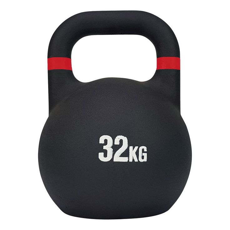 Kahvakuula Tunturi Competition, 32kg, teräs, musta/punainen