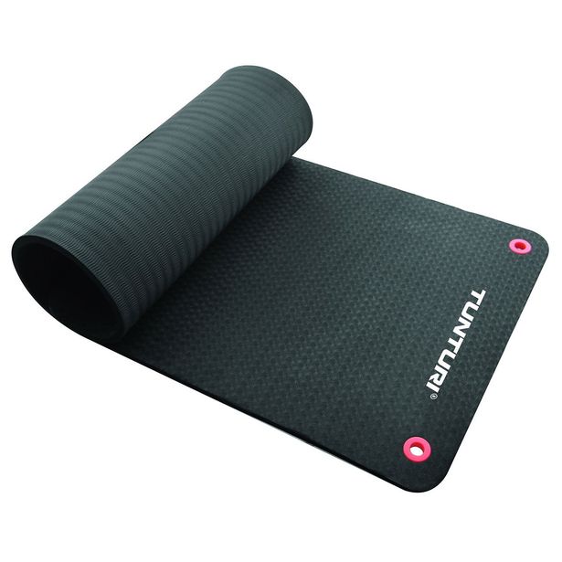 Jumppamatto Tunturi Pro, 180x60x1,5cm, musta