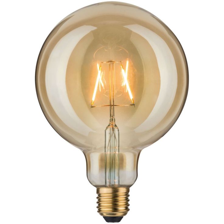 LED-filamenttilamppu Paulmann Globe, G125, E27, 170lm, 2.7W, 1700K, kulta