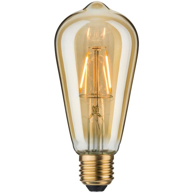 LED-filamenttilamppu Paulmann Corn Rustika, E27, 150lm, 2.7W, 1800K, kulta