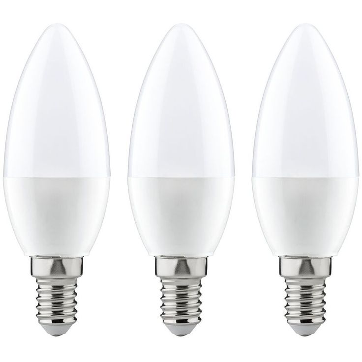 LED-kynttilälamppu Paulmann Candle, E14, 250lm, 3.5W, 2700K, opaali, 3kpl