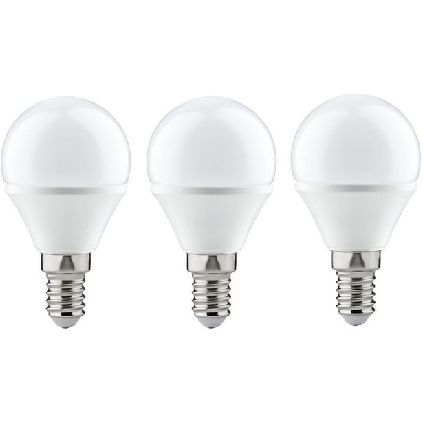 LED-lamppu Paulmann Drop, E14, 250lm, 3.5W, 2700K, opaali, 3kpl