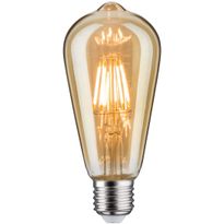 LED-filamenttilamppu Paulmann Corn Rustika, E27, 480lm, 6W, 1700K, himmennettävä, kulta