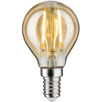 LED-filamenttilamppu Paulmann Drop, E14, 160lm, 2W, 1700K, kulta