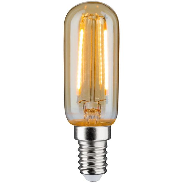 LED-filamenttilamppu Paulmann Tube, E14, 145lm, 2W, 1700K, kulta