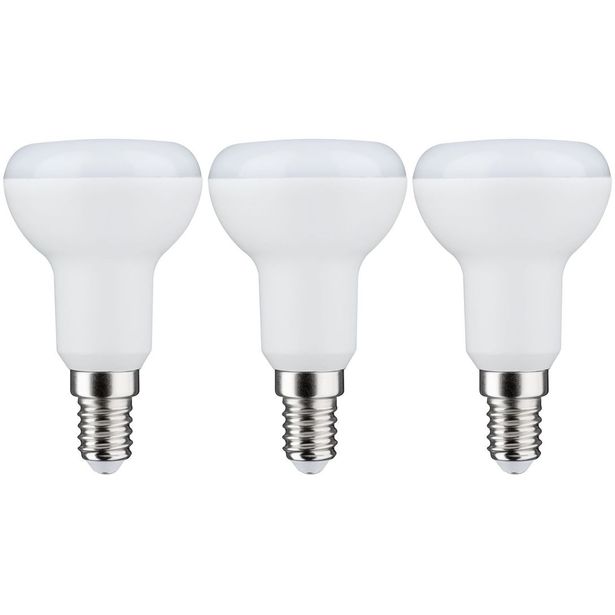 LED-kohdelamppu Paulmann Reflector, R50, E14, 450lm, 5.5W, 2700K, opaali, 3kpl