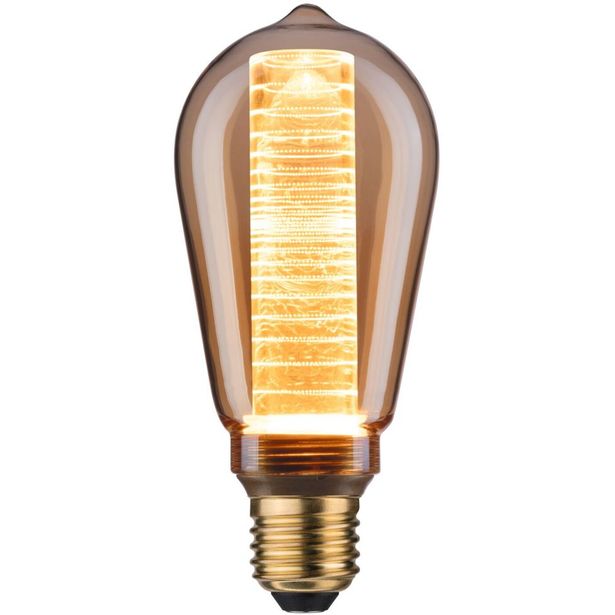 LED-lamppu Paulmann Inner Glow Edition Corn Ring, E27, 230lm, 4W, 1800K, kulta