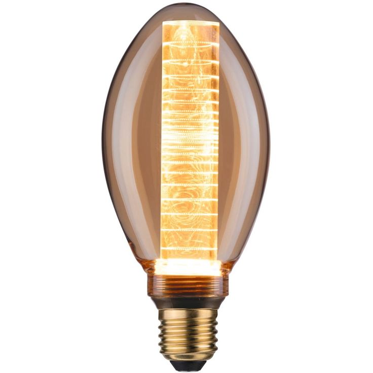 LED-lamppu Paulmann Inner Glow Edition Pear Ring, E27, 230lm, 4W, 1800K, kulta