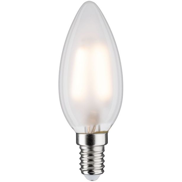 LED-kynttilälamppu Paulmann Candle, E14, 250lm, 3W, 2700K, filamentti, matta