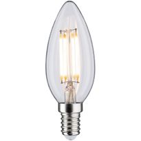LED-kynttilälamppu Paulmann Candle, E14, 470lm, 4.5W, 2700K, filamentti, kirkas