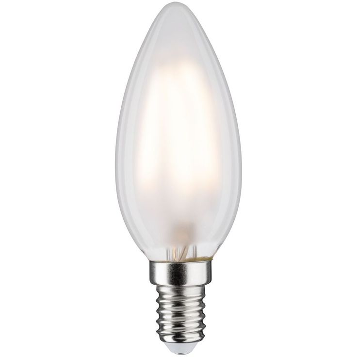LED-kynttilälamppu Paulmann Candle, E14, 470lm, 4.5W, 2700K, filamentti, matta
