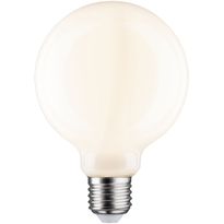 LED-filamenttilamppu Paulmann Globe, G95, E27, 1055lm, 9W, 2700K, himmennettävä, opaali