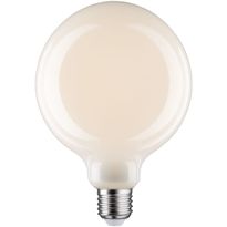 LED-filamenttilamppu Paulmann Globe, G125, E27, 470lm, 5.6W, 2700K, himmennettävä, opaali