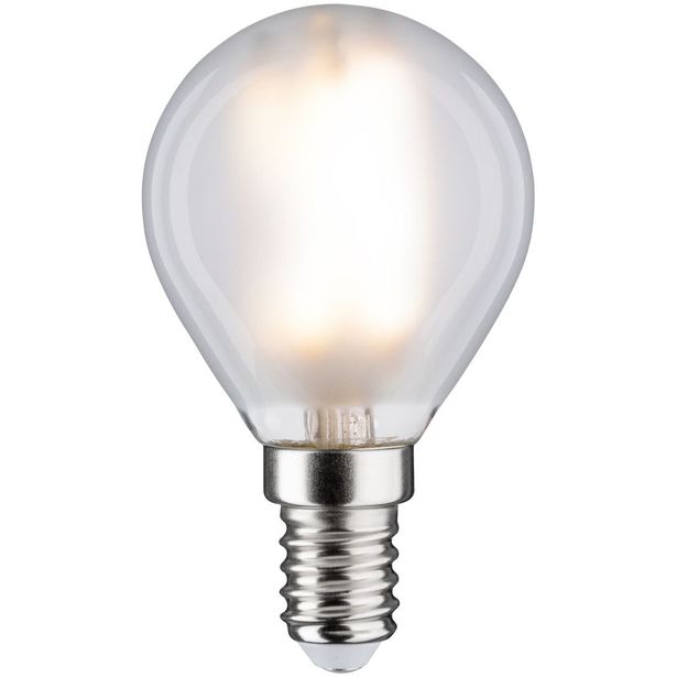 LED-filamenttilamppu Paulmann Drop, E14, 470lm, 5W, 2700K, matta