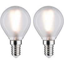 LED-filamenttilamppu Paulmann Drop, E14, 250lm, 3W, 2700K, matta, 2kpl