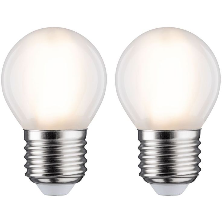 LED-filamenttilamppu Paulmann Drop, E27, 470lm, 5W, 2700K, matta, 2kpl