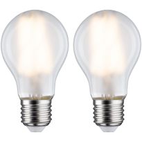 LED-filamenttilamppu Paulmann Pear, E27, 806lm, 7W, 2700K, matta, 2kpl