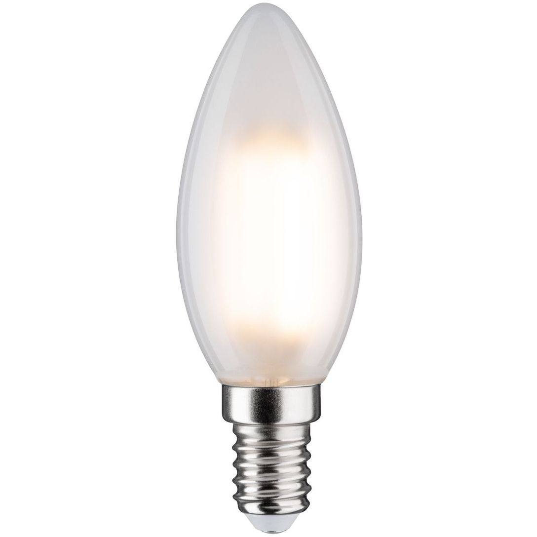 LED-kynttilälamppu Paulmann Candle, E14 806lm, 6.5W, 2700K, filamentti, matta