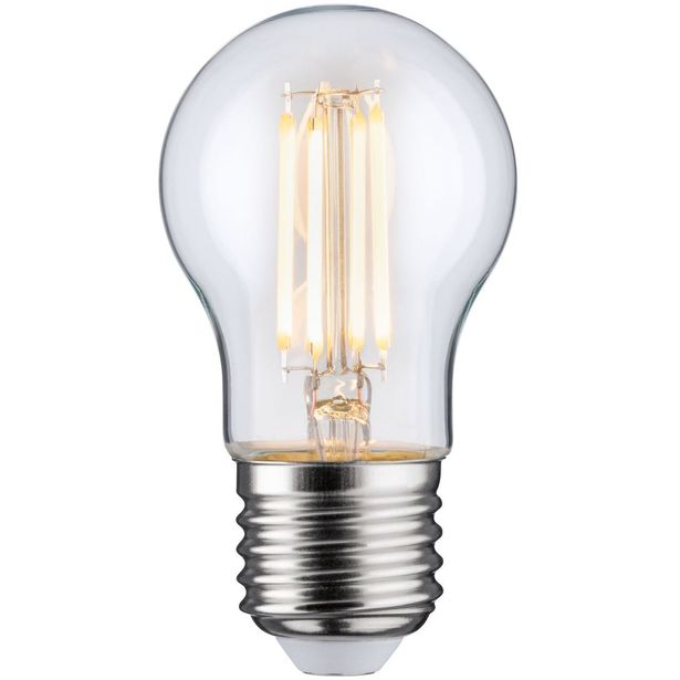 LED-filamenttilamppu Paulmann Drop, E27, 806lm, 6.5W, 2700K, kirkas