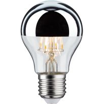 LED-pääpeililamppu Paulmann Modern Classic Edition Pear, E27, 580lm, 4.8W, 2700K, hopea