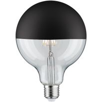 LED-pääpeililamppu Paulmann Modern Classic Edition Globe, E27, G125, 600lm, 6.5W, 2700K, himmennettävä, mattamusta