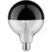 LED-pääpeililamppu Paulmann Modern Classic Edition Globe, E27, G125, 600lm, 6.5W, 2700K, himmennettävä, musta kromi