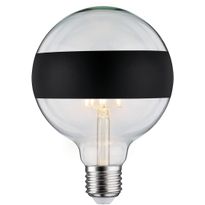 LED-rengaspeililamppu Paulmann Modern Classic Edition Globe, E27, 640lm, 6.5W, 2700K, himmennettävä, mattamusta