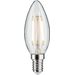 LED-kynttilälamppu Paulmann Candle, E14, 250lm, 2.6W, 2700K, filamentti, kirkas