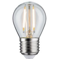 LED-filamenttilamppu Paulmann Drop, E27, 250lm, 2.6W, 2700K, kirkas