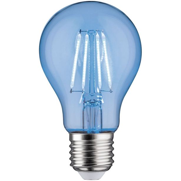 LED-filamenttilamppu Paulmann Pear, E27, 40lm, 2.2W, 1000K, sininen