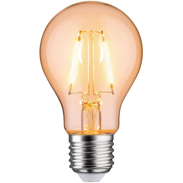 LED-filamenttilamppu Paulmann Pear, E27, 100lm, 1.1W, 2000K, oranssi