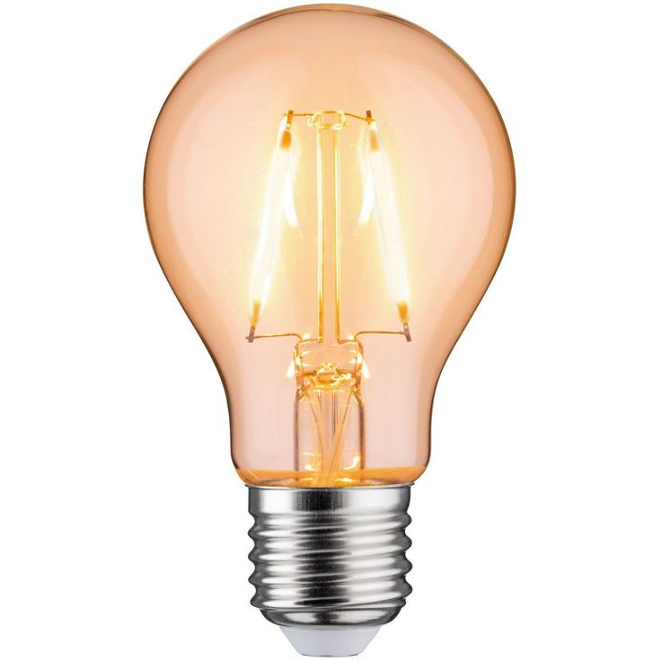 LED-filamenttilamppu Paulmann Pear, E27, 100lm, 1.1W, 2000K, oranssi