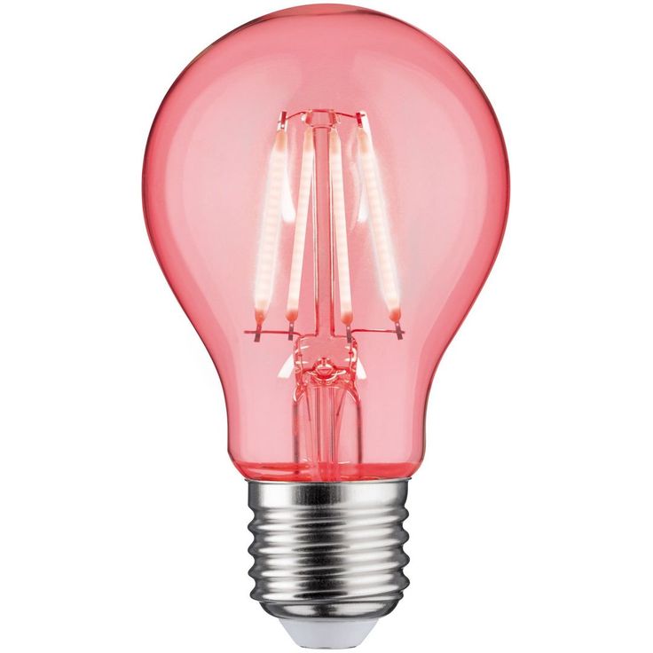 LED-filamenttilamppu Paulmann Pear, E27, 40lm, 1.3W, 1000K, punainen